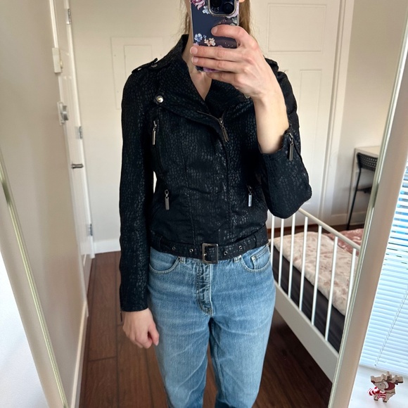 Vertigo Paris Black Jacket Zippered Pockets - size XS - Picture 2 of 6